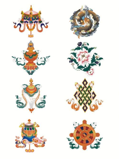 The Eight Auspicious Symbols of Tibet (Tashi Dargye): Meanings, Origins & Daily Uses