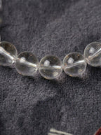 「Clear Light」White Crystal & Amber Bracelet