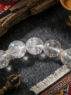 「Cangshan Snow」White Crystal Bracelet
