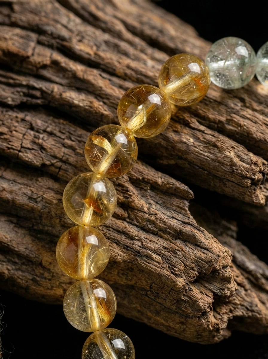 「Wood and Earth Generate Gold」 Bracelet