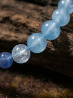 「Quiet Water Ballad」Aquamarine & Kyanite Bracelet