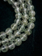 「Mist in the Forest」Green Phantom & Smoky Quartz Bracelet