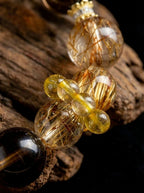 「Black Gold Secret Order」Tea Crystal & Citrine Bracelet