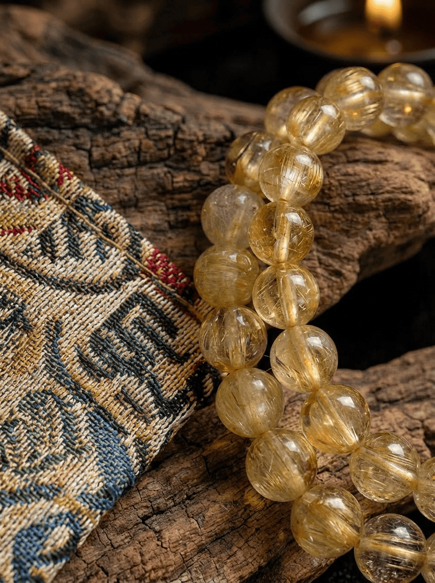 「Golden Blessing Pixiu」 Citrine Bracelet