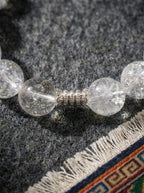 「Cangshan Snow」White Crystal Bracelet