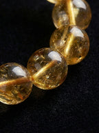 「Daily Inflow of Gold」Citrine & Tiger's Eye Bracelet