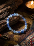 「Quiet Water Ballad」Aquamarine & Kyanite Bracelet