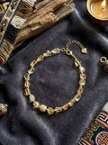 「Broken Gold 」Citrine Bracelet