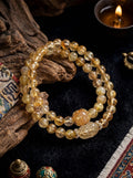 「Golden Blessing Pixiu」 Citrine Bracelet