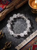 「Cangshan Snow」White Crystal Bracelet