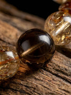 「Black Gold Secret Order」Tea Crystal & Citrine Bracelet