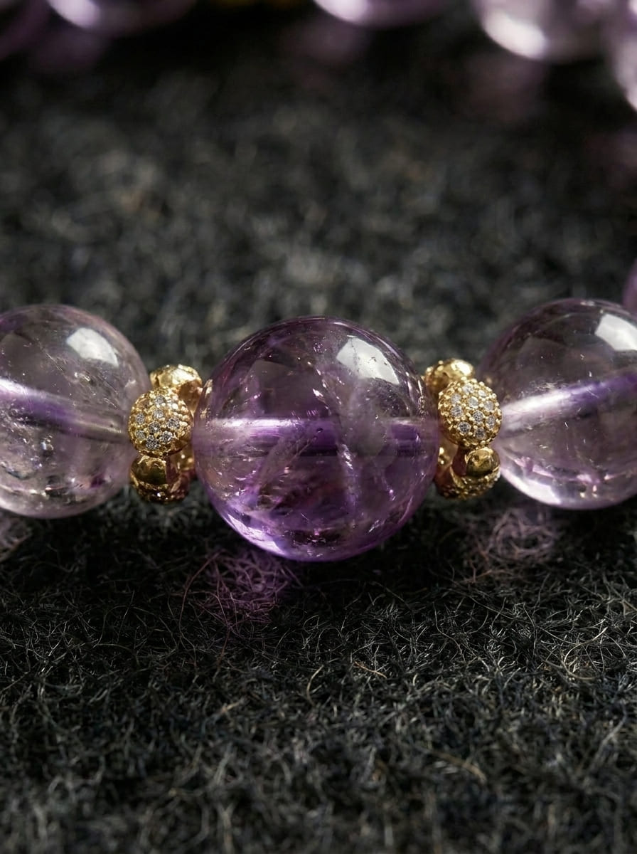 「Purple Qi Coming from the East」Natural Amethyst Bracelet