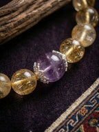 「Three Crystals Gather Wealth」Three-Color Crystal Bracelet