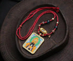 「Lord Wuye」 Thangka Gau Necklace
