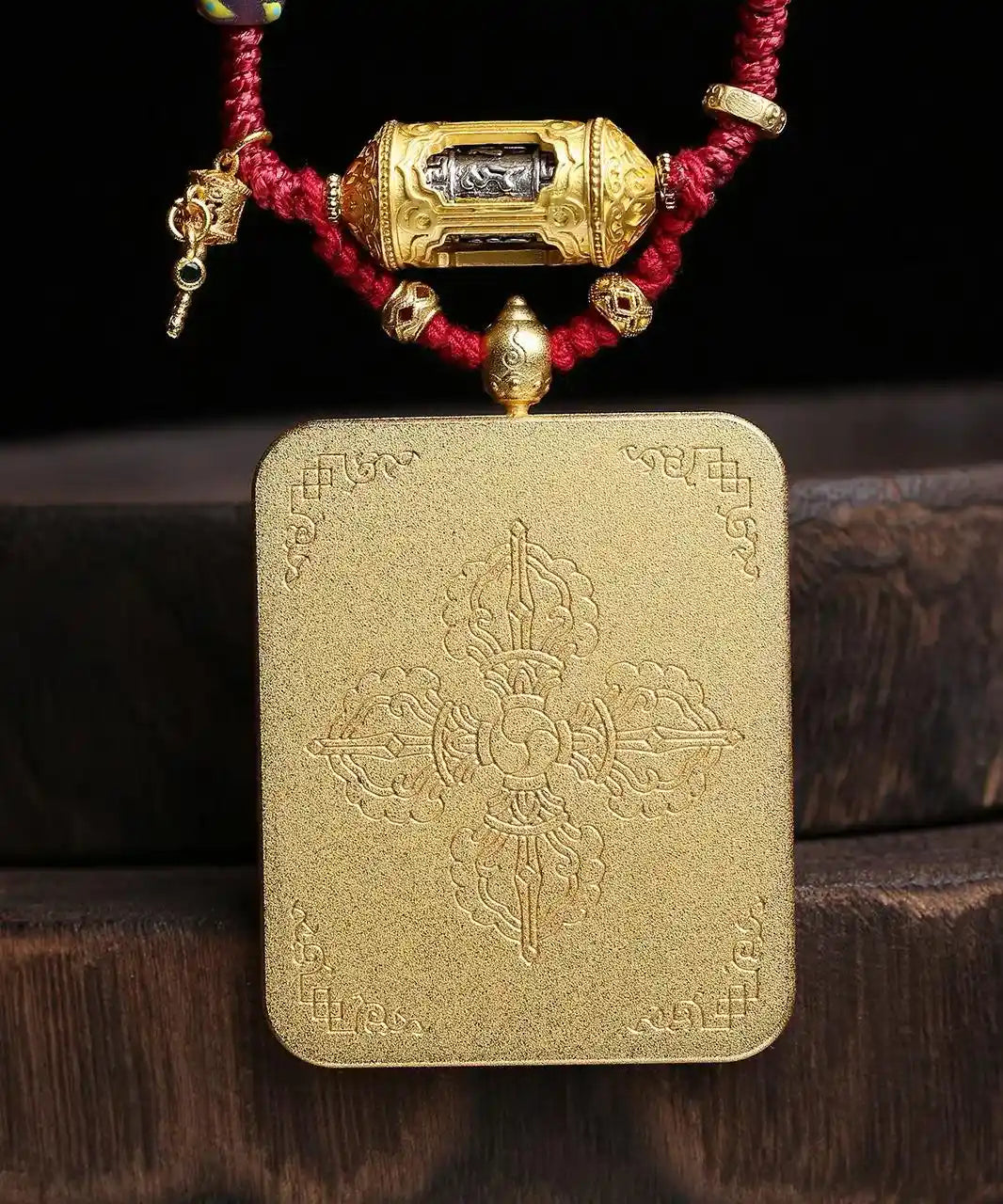 「Lord Wuye」 Thangka Gau Necklace