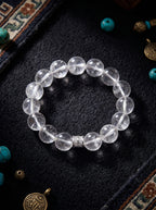 Ice River Floating Light White Crystal Bracelet