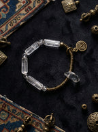 「Trace Back to the Realm」 White Crystal Bracelet