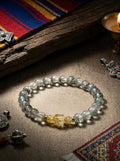 Crystal Fortune · Green Crystal & Citrine Bracelet