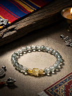 Crystal Fortune · Green Crystal & Citrine Bracelet