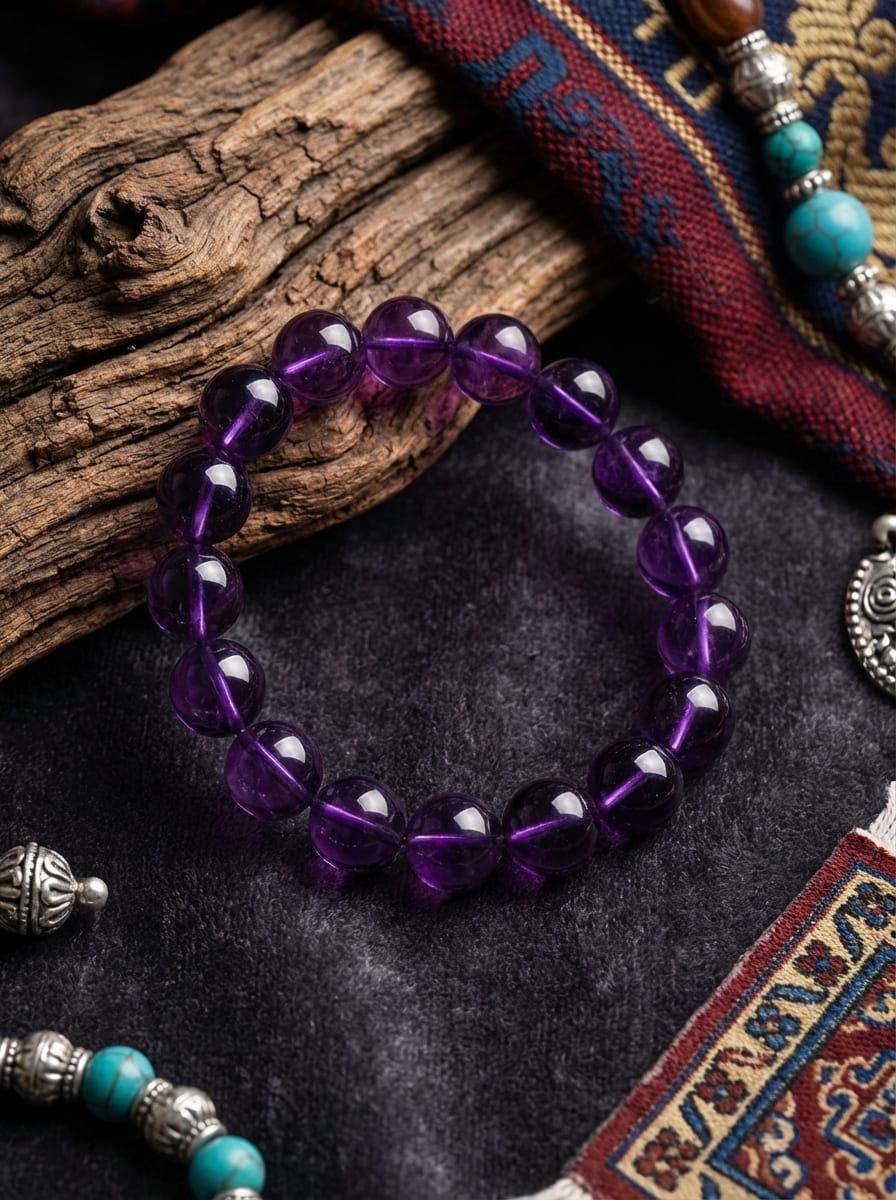 Purple Rhyme Amethyst Bracelet