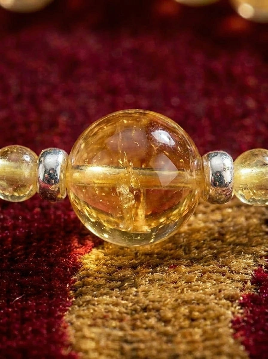「Lucky Beast Attracting Wealth」Natural Citrine Bracelet