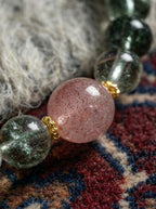 「Wealth Attraction」Tiger's Eye Natural Green Phantom Multi-Gem Bracelet