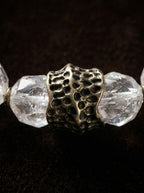Old Order Brass & White Crystal Bracelet