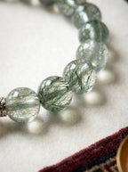 「Emerald Hidden Spirit」 Green Crystal & Citrine Bracelet