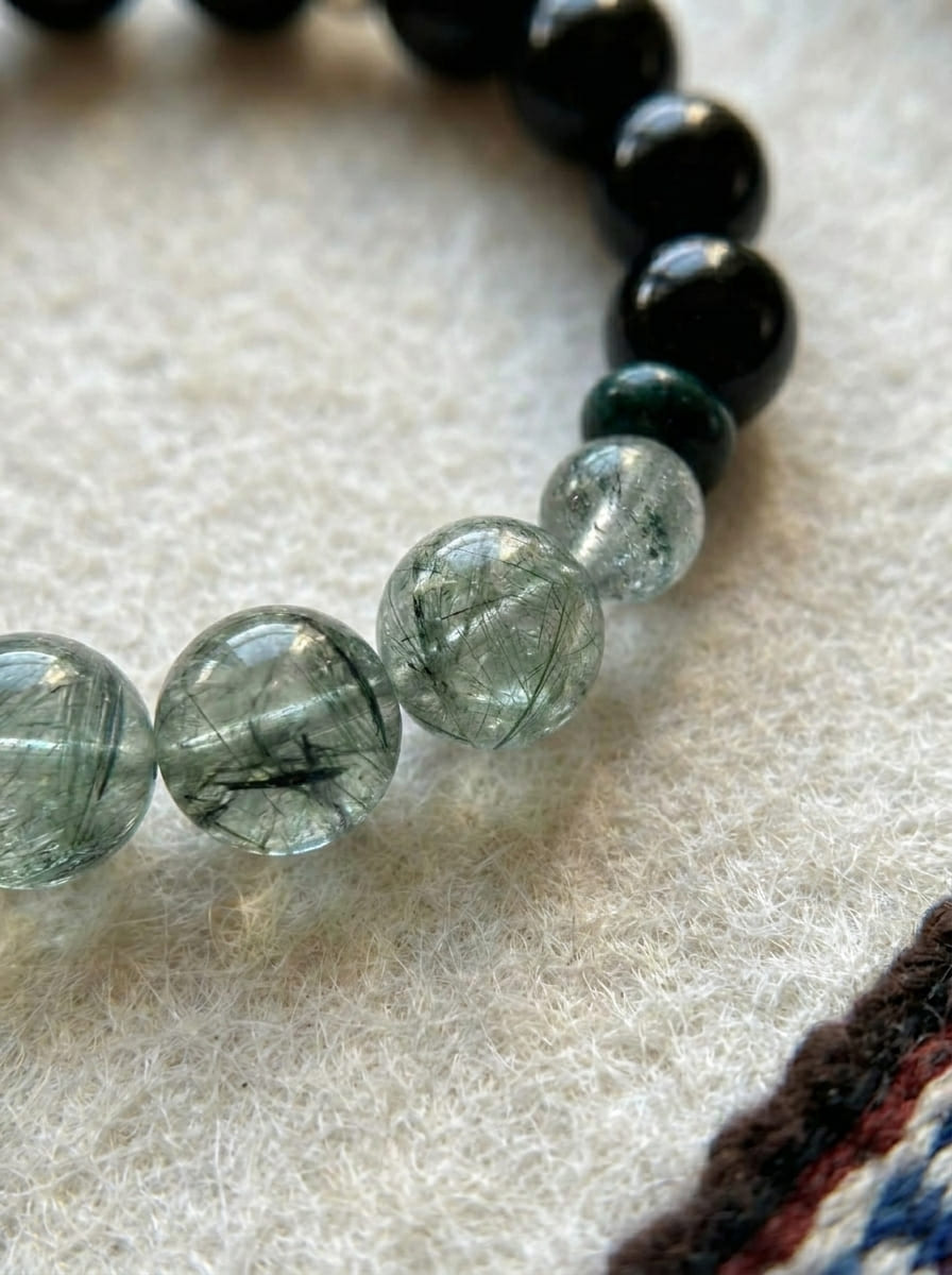 Emerald Valley Green Fortune Forest · Green Crystal & Gemstone Multi-Gem Bracelet