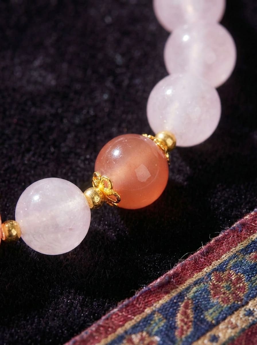 Fen Rui Pi Xiu Rose Quartz Pi Xiu Bracelet