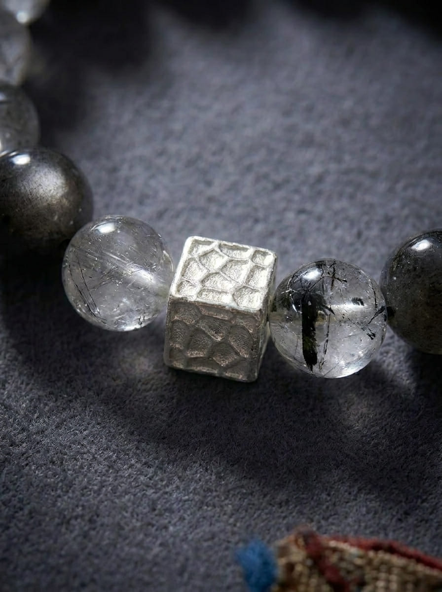 Xuan Jing Yin Yun Obsidian Black Hair Crystal Bracelet