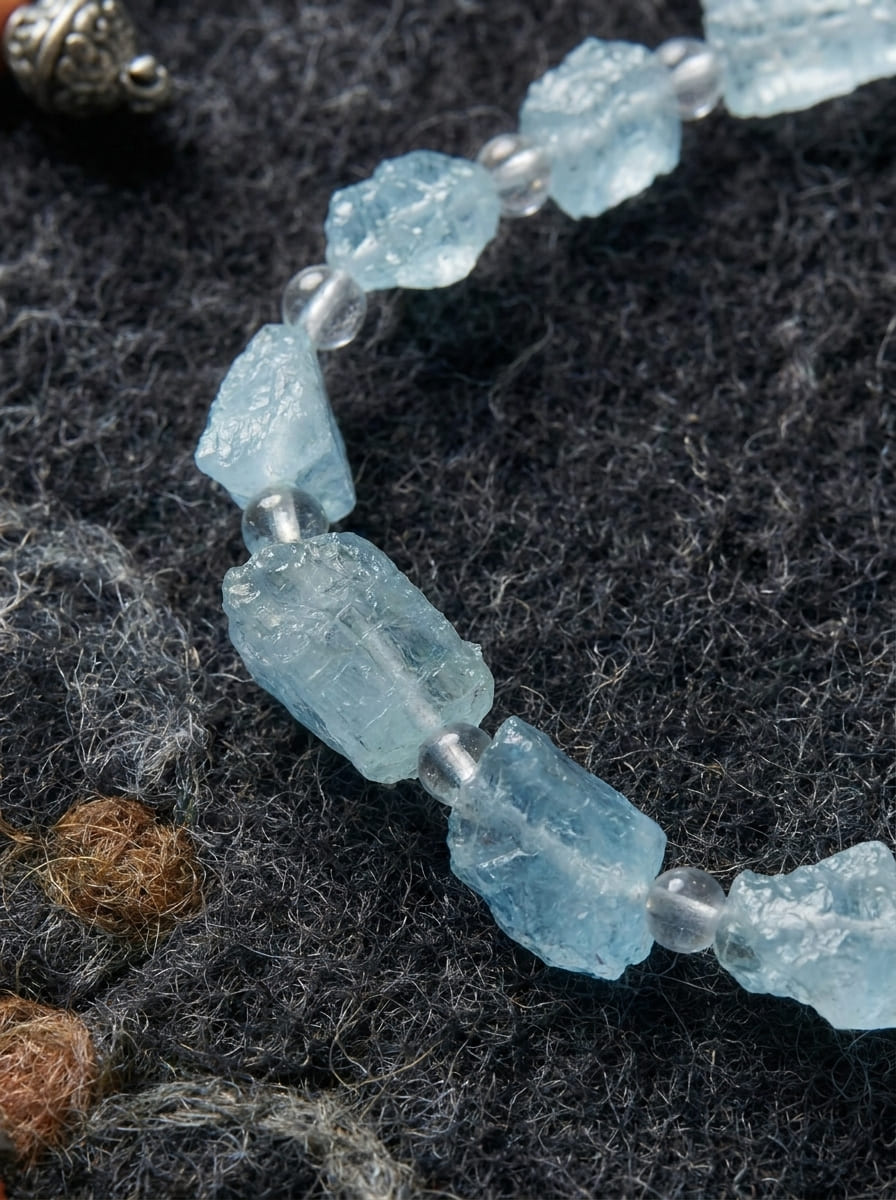 「Sea Island」 Aquamarine Bracelet