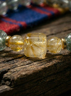 Crystal Fortune · Green Crystal & Citrine Bracelet