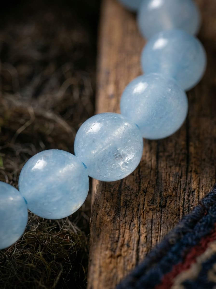 Blue Dream Beads · Aquamarine Bracelet