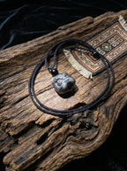 「Lion Dance」 Obsidian Necklace