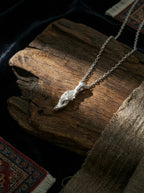 「Withered Wood Blossoms Again」 Sterling Silver Pendant Necklace Niche Design