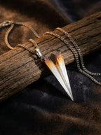 「Ember」Original Design Paper Plane Silver Necklace