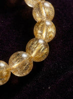 「Golden Tiger Attracts Blessings」 Citrine Tiger's Eye Bracelet