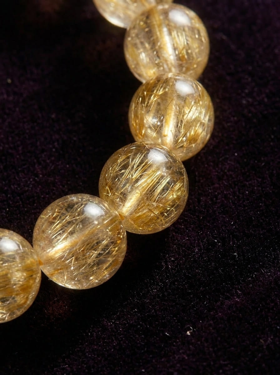 「Golden Tiger Attracts Blessings」 Citrine Tiger's Eye Bracelet
