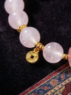 Fen Rui Pi Xiu Rose Quartz Pi Xiu Bracelet