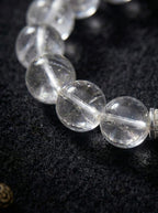Ice River Floating Light White Crystal Bracelet