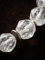 Old Order Brass & White Crystal Bracelet