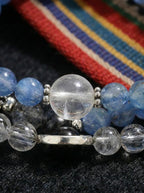 Spiritual Feather Blue Crystal · Gemstone & Crystal Multi-Gem Bracelet