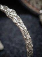 「Kailash」Sterling Silver Open Cuff Bracelet