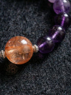 「Nine Purple Li Fire」Amethyst Multi-Gem Bracelet