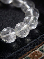 Ice River Floating Light White Crystal Bracelet