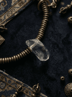 「Trace Back to the Realm」 White Crystal Bracelet