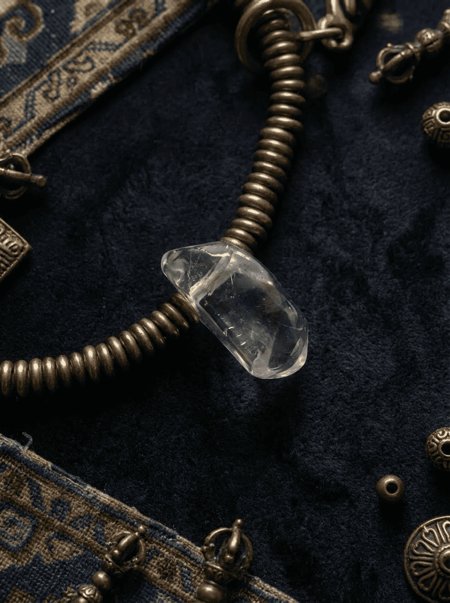 「Trace Back to the Realm」 White Crystal Bracelet