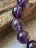 「Purple Realm Ice Crystal」 Amethyst & Green Phantom Crystal Bracelet