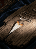 「Ember」Original Design Paper Plane Silver Necklace